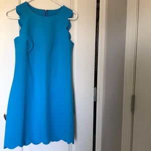 J Crew scallop blue dress (2)